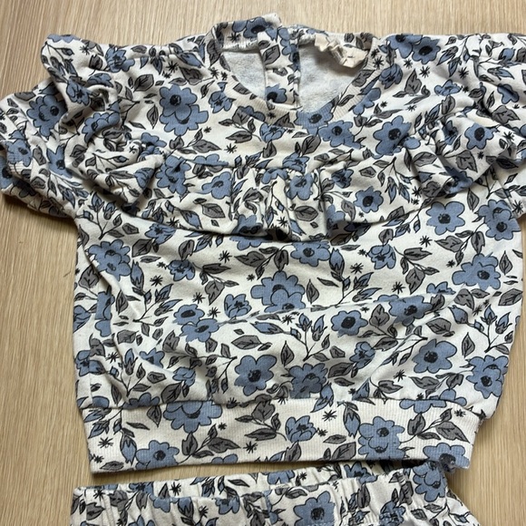 Jessica Simpson 18m Floral Blue Little Girl’s Set - Picture 3 of 5